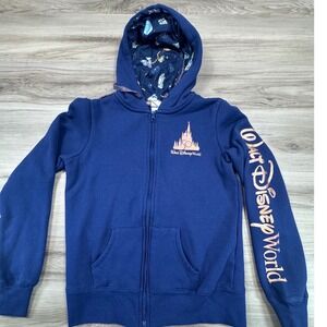 Walt Disney World‎ 50th Anniversary Mickey And Friends Castle Zip Hoodie WMNS XS